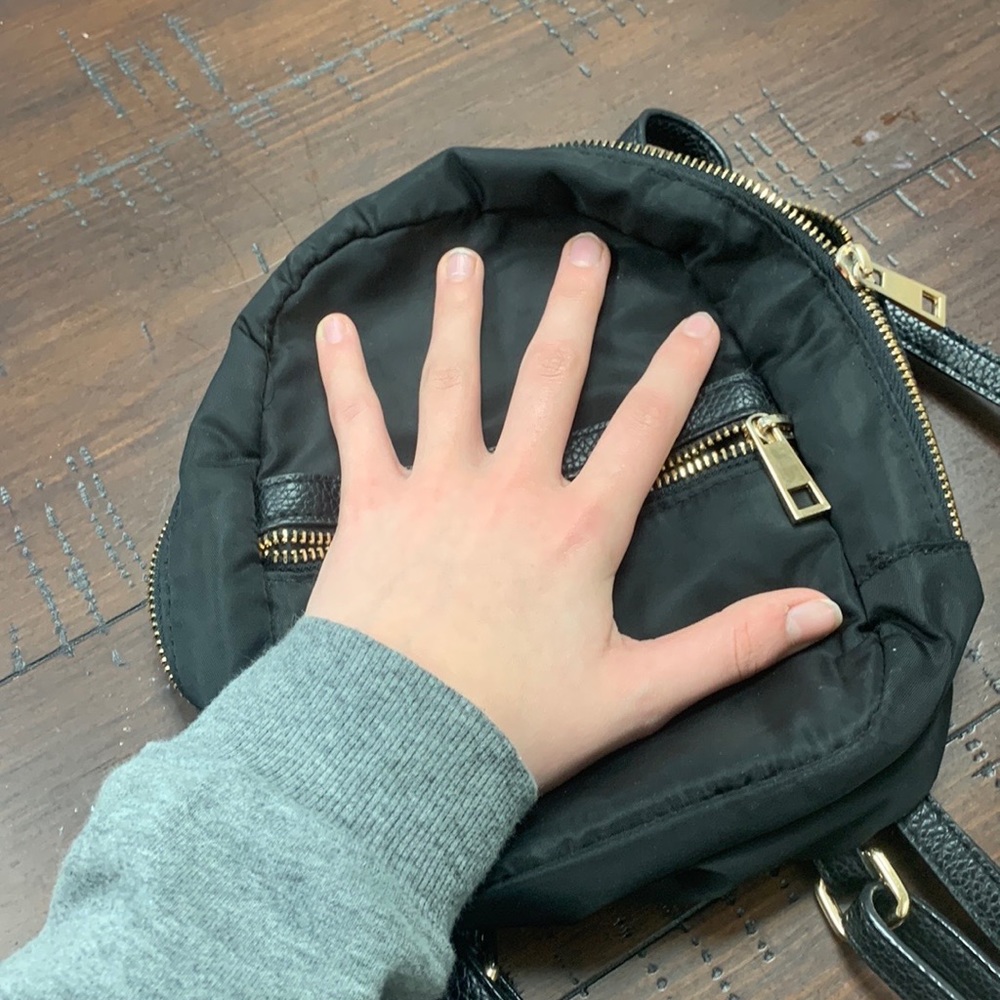 mini black backpack - Picture 5 of 6